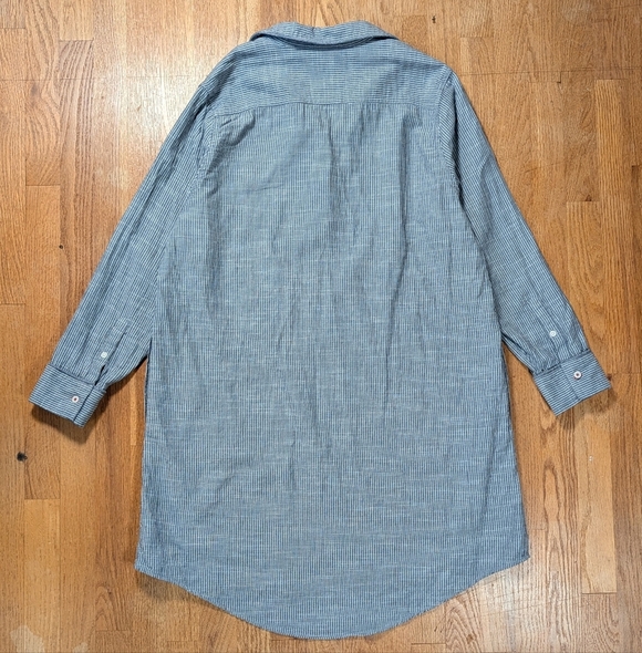 Leviās Striped Pajama Shirt Dress ā Cozy Lounge-to-Street XL šā - Picture 8 of 9